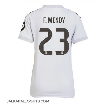 Real Madrid Ferland Mendy #23 Kotipaita Naiset 2025-26 Lyhythihainen Real Madrid Ferland Mendy #23 Kotipaita Naiset 2025-26 Lyhythihainen